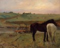 草原の馬 1871年 エドガー・ドガ